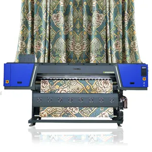 China factory high quality multi printhead 2m print size heat press jersey direct on carpet curtain