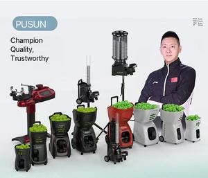 Pusun PT-Smart Intelligente Tennis-Aufschlagmaschine Trainingsgerät Ultraleichtes Tennis-Trainingsgerät 115 Bälle Aufschlagrichtung - Product Image 5