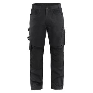 BLAKLADER - 155613109900C146 Pantalones sin bolsillos para uñas Negro-EAN 7330509895368 PANTALONES DE TRABAJO VAQUERO - Product Image 1