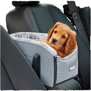 Portable voiture sécurité voyage chien lits couverture amovible Console centrale chien siège de voiture pour petits animaux imprimer voiture accoudoir <span class=keywords><strong>maison</strong></span> - Product Image 5
