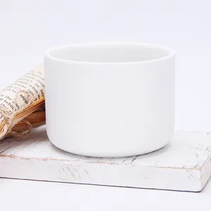 Süblimasyon özel Logo baskı 11oz süblimasyon için basit beyaz kahve fincanları seramik kupa beyaz