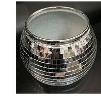 Faveurs de fête de mariée, refroidisseur de vin Disco fait à la main, fête d'enterrement de vie de jeune fille, gobelet à Champagne miroir, tasse à boule Disco, seau à glace