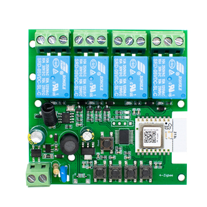 4CH Tuya Zigbee 3.0 Nhà Thông Minh Rơ Le DC85-250V Động Cơ Mô Đun Chuyển Đổi 4 Kênh Đài Phát Thanh Điều Khiển Từ Xa RF Làm Việc Với Alexa - Product Image 1
