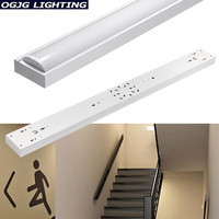 0-10v Dimmable Led Tube Lumière Intérieur Escalier Couloir Linéaire Pendentif Lampe Détecteur De Mouvement Led Éclairage Suspendu