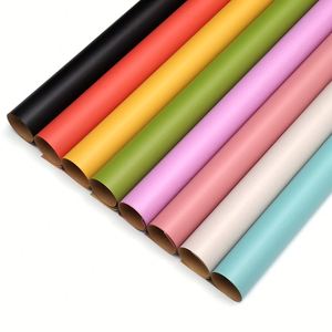กระดาษห่อดอกไม้สีน้ำตาลคราฟท์คุณภาพสูง ไม่มีกลิ่น ผลิตจากวัสดุกระดาษเกรดอาหาร - Product Image 3
