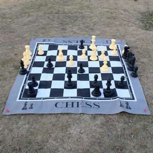 العملاق في الهواء الطلق للماء لعبة الشطرنج 6 ft مقاوم للرطوبة وسادة الشطرنج مجلس 10 بوصة الملك ل ملعب الحديقة Beache بارك يارد - Product Image 3