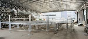 Escenario Móvil para Conciertos, Eventos y Bodas, Fácil de Instalar, Antideslizante, de Madera Contrachapada, con Altura Ajustable, en Venta - Product Image 4