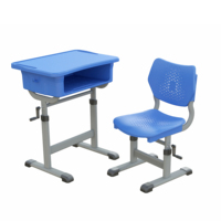 Ensemble Chaise et Bureau d'Étude Ajustables Personnalisables pour Étudiants, Design Moderne, Idéal pour la Chambre et la Salle de Classe des Enfants, Comprend un Tiroir