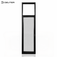 Ventanas Abatibles y Giratorias de Aluminio con Esquinas Redondeadas Seguras para Niños, 86 mm, Triple Sellado, Alto Rendimiento para Proyectos Residenciales de Alta Gama