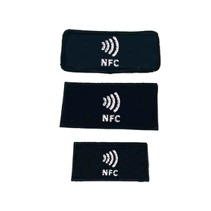 맞춤형 방수 재료 13.56Mhz 의류 NFC 213 칩 의류 내열 부직포 용 짠 라벨 Tags - Product Image 6