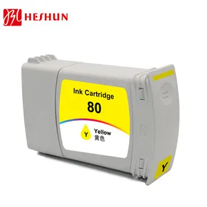 HESHUN 80 Compatible Ink Cartridge For HP 727 For HP Designjet 1050c/1050c Plus/1050cm/1050cm Plus