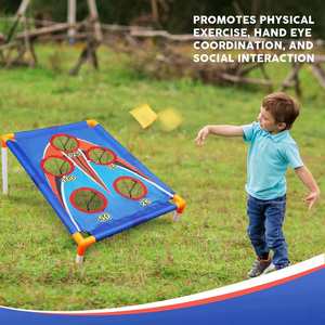 Jeu de Cornhole d'extérieur pour enfants, 6 sacs de haricots et 3 balles de Cornhole - Product Image 3