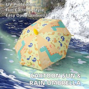 Parapluie Enfant Personnalisé 90cm Imprimé Dessin Animé Qualité Supérieure Anti-Pluie Mignon Animal avec Poignée Design Personnalisé Disponible - Product Image 2