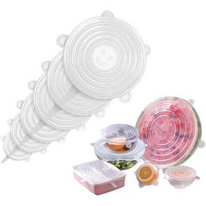 Venta de Fábrica: Tapas Elásticas de Silicona de Alta Calidad para Alimentos, Ecológicas, Aptas para Lavavajillas, Personalizables, Excedentes de Inventario - Product Image 2