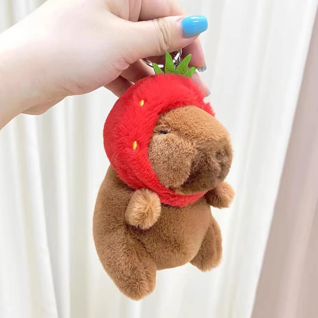 Capybara aux fraises