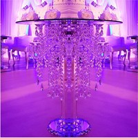 ZT-278 Décoration de mariage scintillante, table à gâteau en cristal
