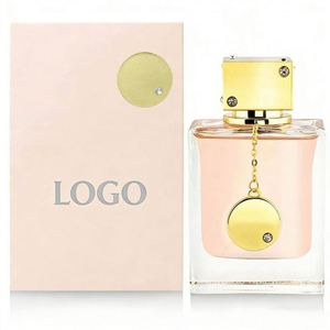 Wholesale 105ml Middle East <b>Style</b> Empty Perfume Bottles with Crack Pattern & Rhinestone Decor Cap Factory Quick Delivery - Product Image 2
