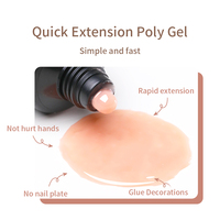 Colle à ongles personnalisée Pro Gel d'extension de construction antiadhésif Constructeur de gel dur Extensions d'ongles Constructeur d'ongles en gel dur