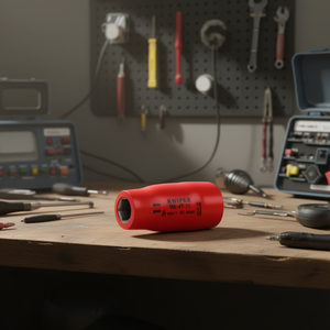 Llave de tubo Knipex de 1/2 pulgada con cuadradillo interno, aislada para 1000V, fabricada en Alemania - Product Image 3