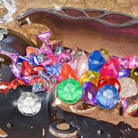 20 Pièces de Petits Cristaux Diamantés en Acrylique Multicolores de 30 mm pour Décoration, Chasse au Trésor Pirate, Récompenses pour Instructeurs de Plongée
