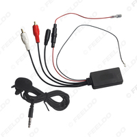 Adaptador Inalámbrico Aux-in para Motocicleta, Módulo Receptor de Audio y Radio para Modelos de Automóviles Universales, Cable Auxiliar