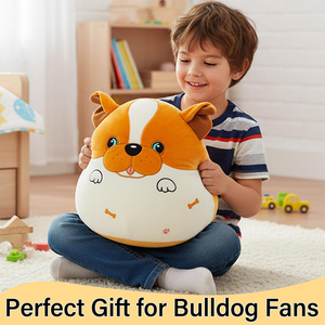 Nuevo Peluche de <span class=keywords><strong>Bulldog</strong></span> Grande de 14 Pulgadas, Juguete de Peluche, Almohada Decorativa, Regalos para Adultos y Niños, Decoración para el Hogar - Product Image 4