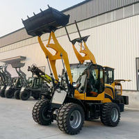 Chargeuse sur pneus à vente chaude, agriculture, ferme, 4x4, machine de chargeuse sur pneus, zone minière, corps de machine épaissi, chargeuse sur pneus diesel