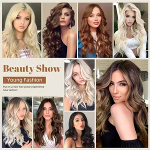 ผมต่อแบบคลิปหนีบยาวตรง 22 นิ้ว แบบซิลิโคนไร้รอยต่อ ชุดต่อผมไล่สีฟูฟ่องสำหรับผู้หญิง - Product Image 6