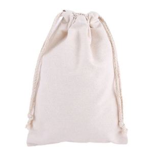 Sac à chaussures en toile de coton biologique durable et personnalisable avec cordon de serrage, petite pochette en toile avec logo - Product Image 2