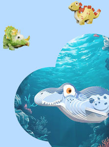 <span class=keywords><strong>Puzzle</strong></span> en bois et plastique <span class=keywords><strong>3D</strong></span> stéréoscopique personnalisé, jouet éducatif pour enfants et adultes, coffret cadeau premium - Product Image 4