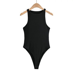 <span class=keywords><strong>Tuta</strong></span> Intera da Donna Morbida e Traspirante, Body Modellante Nero, Completo Elasticizzato per Jogging - Product Image 4