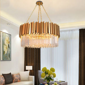 Lustres De Cristal en Cristal En Acier Inoxydable Matériel En Acier Inoxydable Moderne Plafond Bas Suspendus Globe <span class=keywords><strong>Lustre</strong></span> En Cristal - Product Image 4