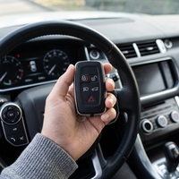 Grosir OEM Remote Kunci Mobil 5 Tombol ABS dengan Baterai Tombol untuk Land Rover LR2 LR4 Discovery 2015-2018 315MHz