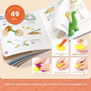 Pâte à <span class=keywords><strong>modeler</strong></span> comestible biologique en 6 couleurs, non toxique, jouet sensoriel sûr pour les enfants de 3 ans et plus - Product Image 3