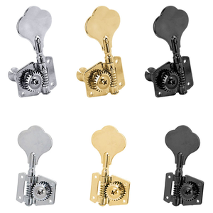 Clavijas de afinación Open Gear <span class=keywords><strong>para</strong></span> <span class=keywords><strong>bajo</strong></span>, perillas con mango de estrella, cabezales de máquina <span class=keywords><strong>para</strong></span> <span class=keywords><strong>bajo</strong></span> eléctrico, piezas de repuesto - Product Image 1