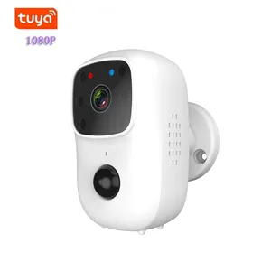 Tuya无线家庭安全Camara Vigilancia传感器CCTV 1080P摄像头防水夜视Wifi摄像头