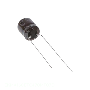 ตัวเก็บประจุ EKMA160ETC470MF07D เรเดียล TH 16V 47 uF ตัวเก็บประจุแบบมีรูผ่านรู47 uF 20% - Product Image 1