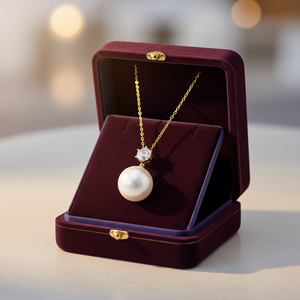 UM Jewelry Platinum PT900 <b>Charm</b> Necklace Silver Chain Lab-Grown Hexagon Cut Diamond Engagement Wedding Party Anniversary - Product Image 6