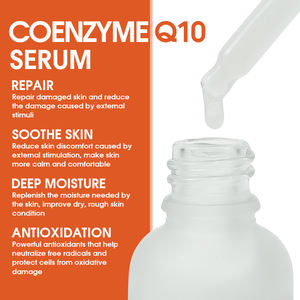 Suero facial para el cuidado de la piel, eliminación de manchas oscuras, reparación y blanqueamiento sin sulfato y vitamina C y coenzima Q10, suero facial de etiqueta privada - Product Image 2