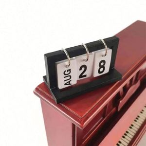 Calendario Perpetuo de Madera con Indicador de Mes/Fecha, Organizador de Escritorio, Planificador Diario, Decoración para Oficina y Hogar, Accesorios de Fotografía - Product Image 6