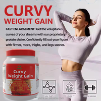 Compléments Prise de Masse Courbeuse : Protéine en Poudre pour Musculation, Gain de Poids, Fesses et Hanches Volumineuses, Prise de Masse Saine