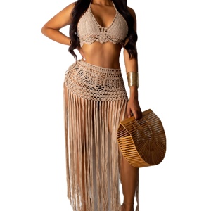 Vêtements <span class=keywords><strong>de</strong></span> <span class=keywords><strong>plage</strong></span> en crochet sexy pour femmes, tenues d'été pour femmes - Product Image 1