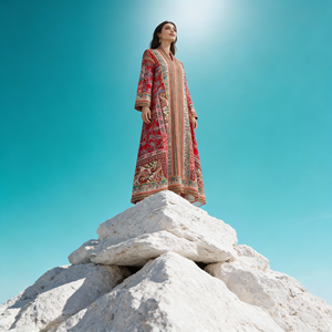 Abaya en polyester personnalisée de style nouveau et de qualité supérieure pour femmes musulmanes, robe de soirée élégante, vente en gros - Product Image 1