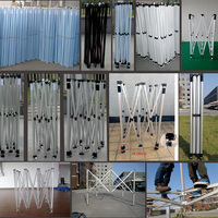 Tente pliante en aluminium personnalisée avec impression JARMOO Trade Assurance pour salon professionnel