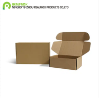 Boîte d'emballage en carton ondulé avec logo de marque personnalisé pour l'expédition, les cadeaux et les envois postaux