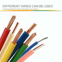 2-Kreis Inline-Verbinder 28-12 AWG Farbige Hebelverbinder Muttern Elektrische Steckverbinder Kabelklemmen Schnellverbinder Kompakte Verkabelung