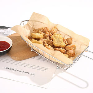 Panier alimentaire américain, usine chinoise, support de frites, treillis métallique, panier à friture, <span class=keywords><strong>passoire</strong></span> pour Restaurant, Bar - Product Image 2