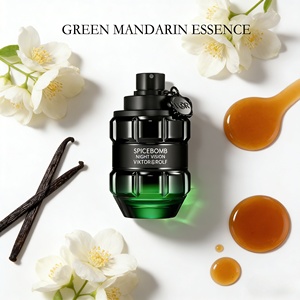 Bomb Thunder Bloom Cologne florale gourmande écologique pour homme 90ml Eau de Parfum longue durée en spray Arabe Dubaï Vente en gros - Product Image 3