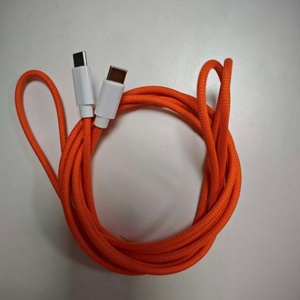 Cáp dữ liệu màu cam 2 mét, cáp sạc nhanh USB dài, bện chắc chắn, chịu lực cao dành cho iPhone 17/17 Pro/Air/16/15 - Product Image 3