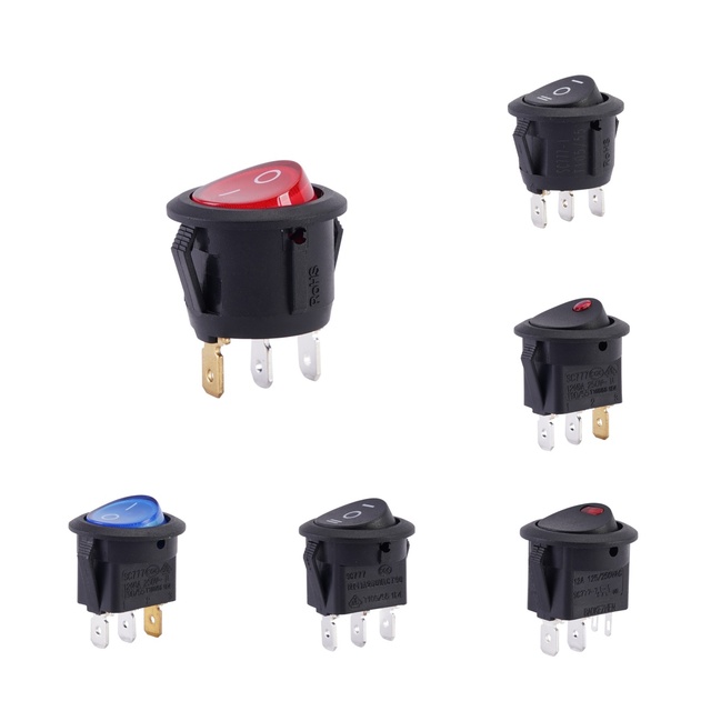 BAOKEZHEN Customizable OEM SC777 Rocker Switch 16A 125V/12A 250V - Multiple Colors & Symbols  for Electric Radiator